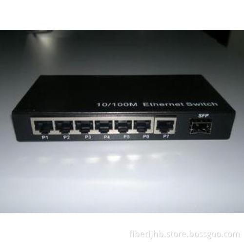 10/ 100M with 1 SFP, 7 UTP Port 200Mbps Full Duplex Etherne